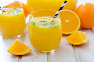 Fresh orange juice