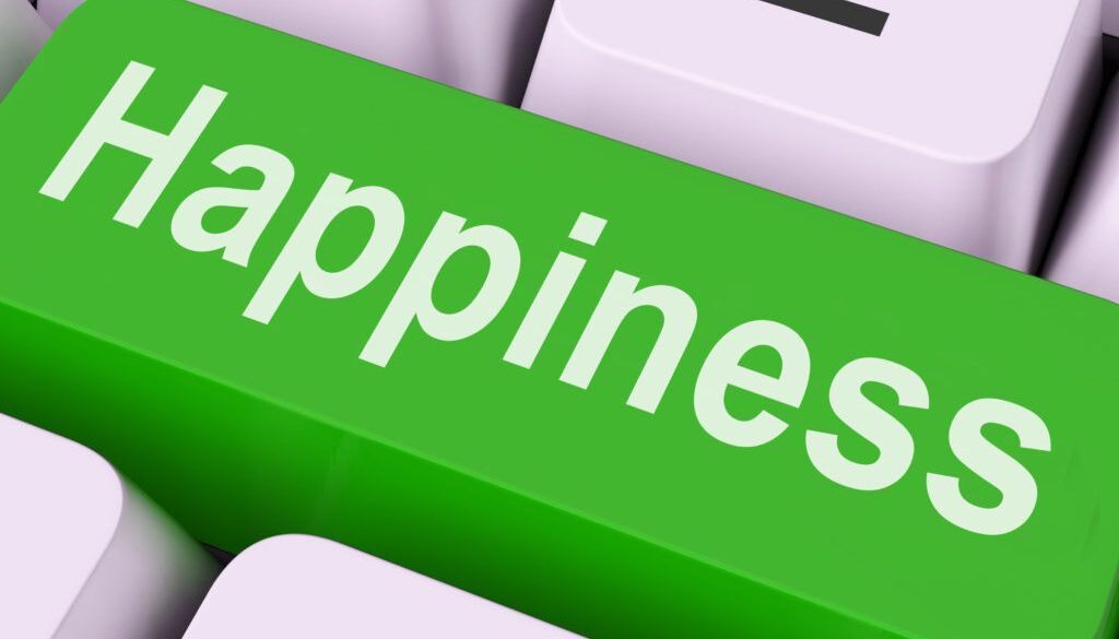 Happiness Key Means Delight Or Joy