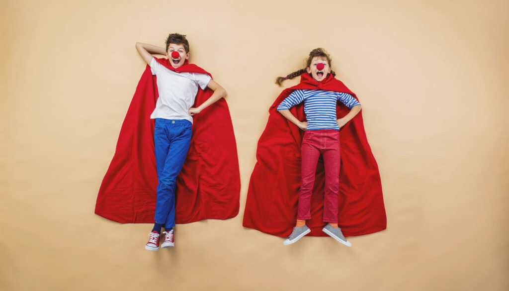 Children as superheroes