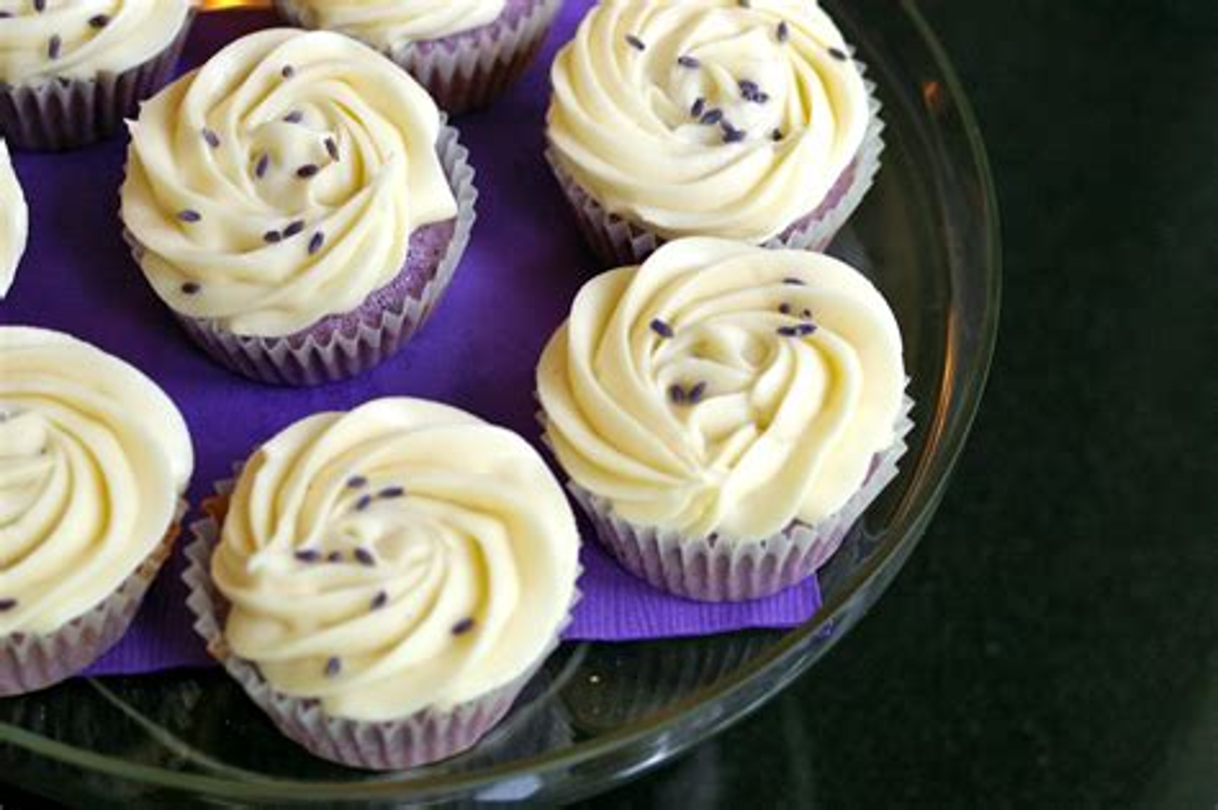 Lavender Cupcakes With Honey Cream Cheese Frosting My Gut Instinct