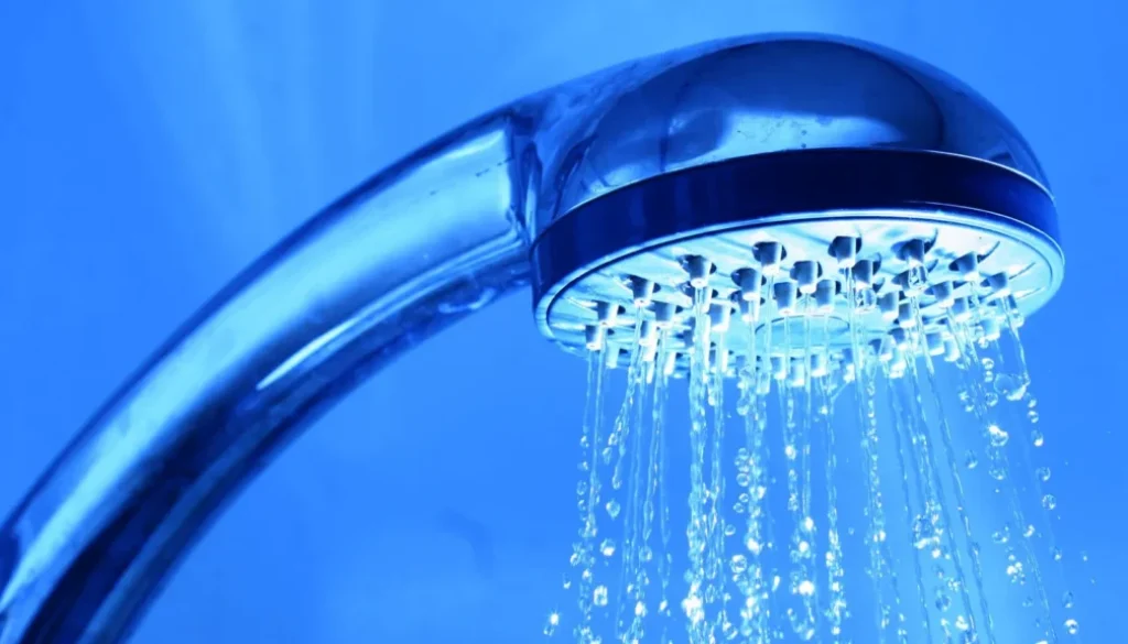 blue-showerhead