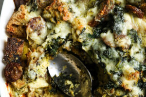 kale-pesto-sausage-strata