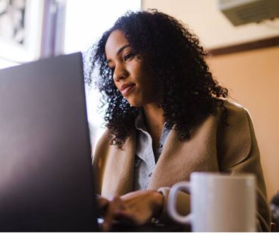 Woman at Computer