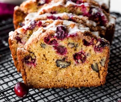 Orange glazed Cranberry Bread Orange glazed Cranberry Bread